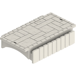 Wave Armor - 30" x 120" Floating Bridge Dock Secti