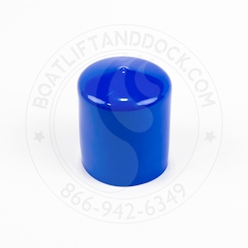Round Pipe Cap - 2" Cap - Blue