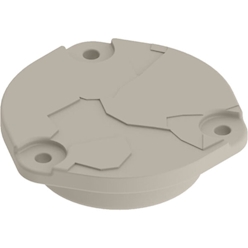 Wave Armor Half Round Bolt In Cap - Pebble Beach -