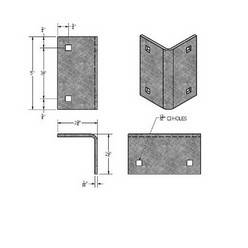 Light Duty  - ANGLE HL-A Light Duty Wood Dock Hardware