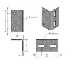 Light Duty - CLEAT ANGLE Light Duty Wood Dock Hardware