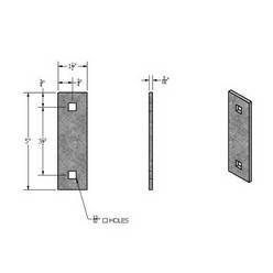Light Duty  - WASHER PLATE HL-W Light Duty Wood Dock Hardware