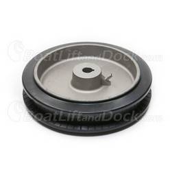 Lift Mate 8" Rubber Drive Wheel with 5/8" Bore-BLACK Lift Mate Part