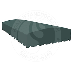 ShoreMaster 20 x 96" Hydrofend Green Canopy Cover - Flat End -  SMR2096FE-HF-GN HarborMaster Hydrofend Green Canopy Cove