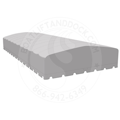 ShoreMaster 22 x 108" HarborTime Shale Canopy Cover - Flat End -  SMR22108FE-HT-SHA HarborMaster HarborTime Shale Canopy Cov