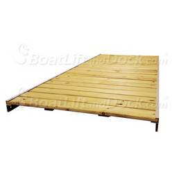 4 X 10 PIne & Aluminum Dock Section 4x10 Pine Dock Section