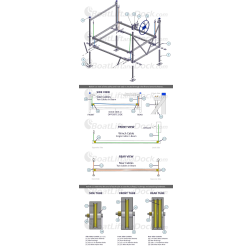 ShoreMaster 501066 Flat Rack Parts 4000/5000 Whisper Winch - 1015523