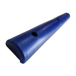 36" Half Round Bumpers with Lip 36" Half Round Bumper with Lip - Blue