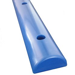 36" Half Round Edge Bumpers 36" Half Round Bumper  - Blue