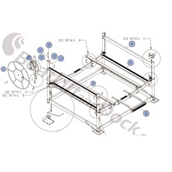 SSV40108 Parts Diagram (2005 to 2009) ShoreStation Aftermarket Ball Bearing Pulley - 351