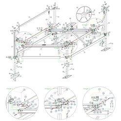 CraftLander MH-V45108 Parts Diagram (2013 - 2015) CraftLander 3/8" Whiz Nut - H-NS37 (10 Pack)