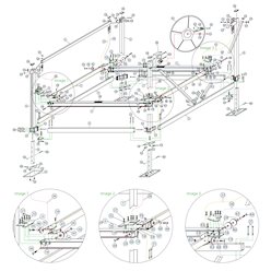CraftLander MH-V45120 Parts Diagram (Late 2010 - 2012) CraftLander 3/8" Whiz Nut - H-NS37 (10 Pack)