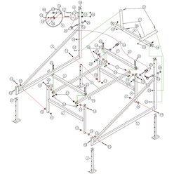 CraftLander MH-1072PWC Parts Diagram CraftLander 3/8" Whiz Nut - H-NS37 (10 Pack)