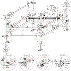 CraftLander MH-V60120 Parts Diagram (2013 - 2014) CraftLander 3/8" Whiz Nut - H-NS37 (10 Pack)