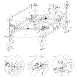 CraftLander MH-V35108 Parts Diagram (2013 - 2015) CraftLander 3/8" Whiz Nut - H-NS37 (10 Pack)
