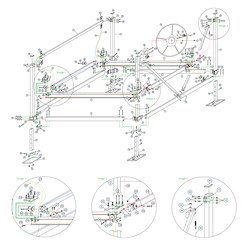 CraftLander MH-V35108 Parts Diagram (1997 - Early 2004) CraftLander 3/8" Whiz Nut - H-NS37 (10 Pack)