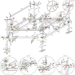 CraftLander MH-V60120 Parts Diagram (2010 - 2012) CraftLander 3/8" Whiz Nut - H-NS37 (10 Pack)